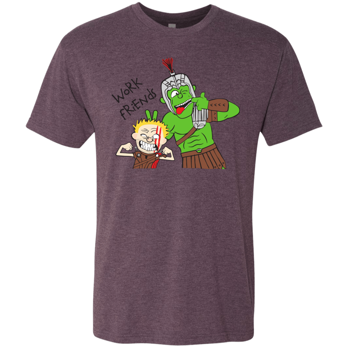 T-Shirts Vintage Purple / Small Work Friends Men's Triblend T-Shirt