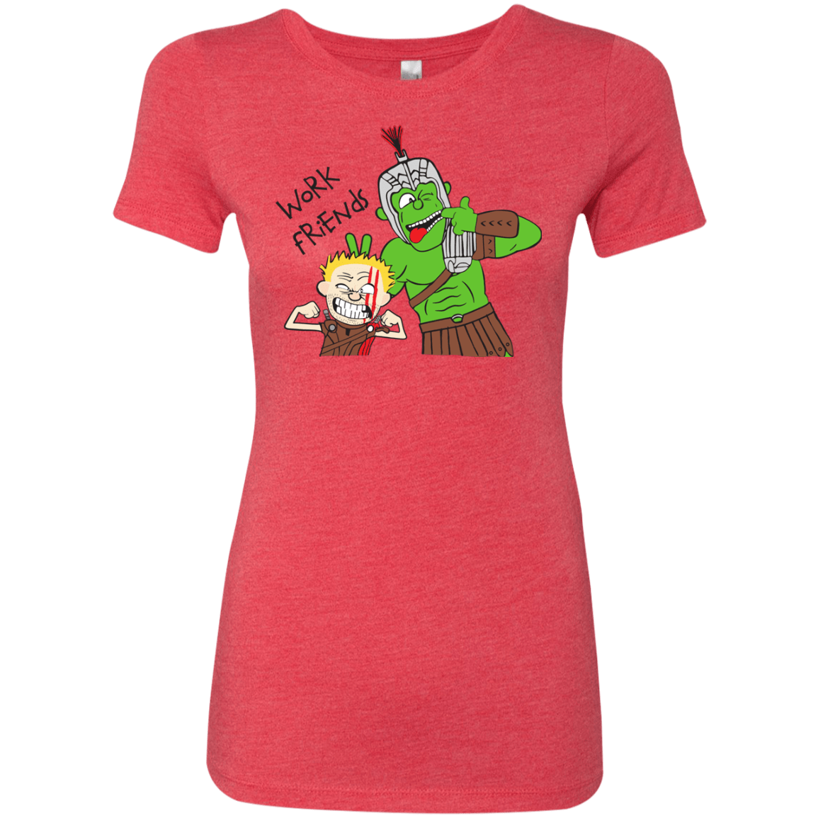 T-Shirts Vintage Red / Small Work Friends Women's Triblend T-Shirt