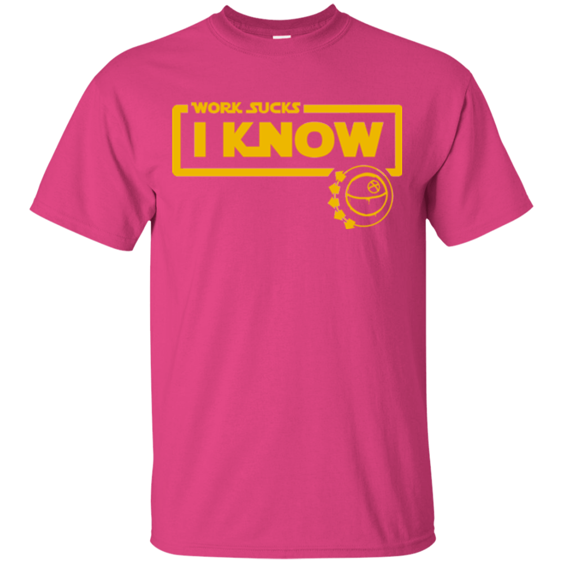 T-Shirts Heliconia / Small Work Sucks T-Shirt