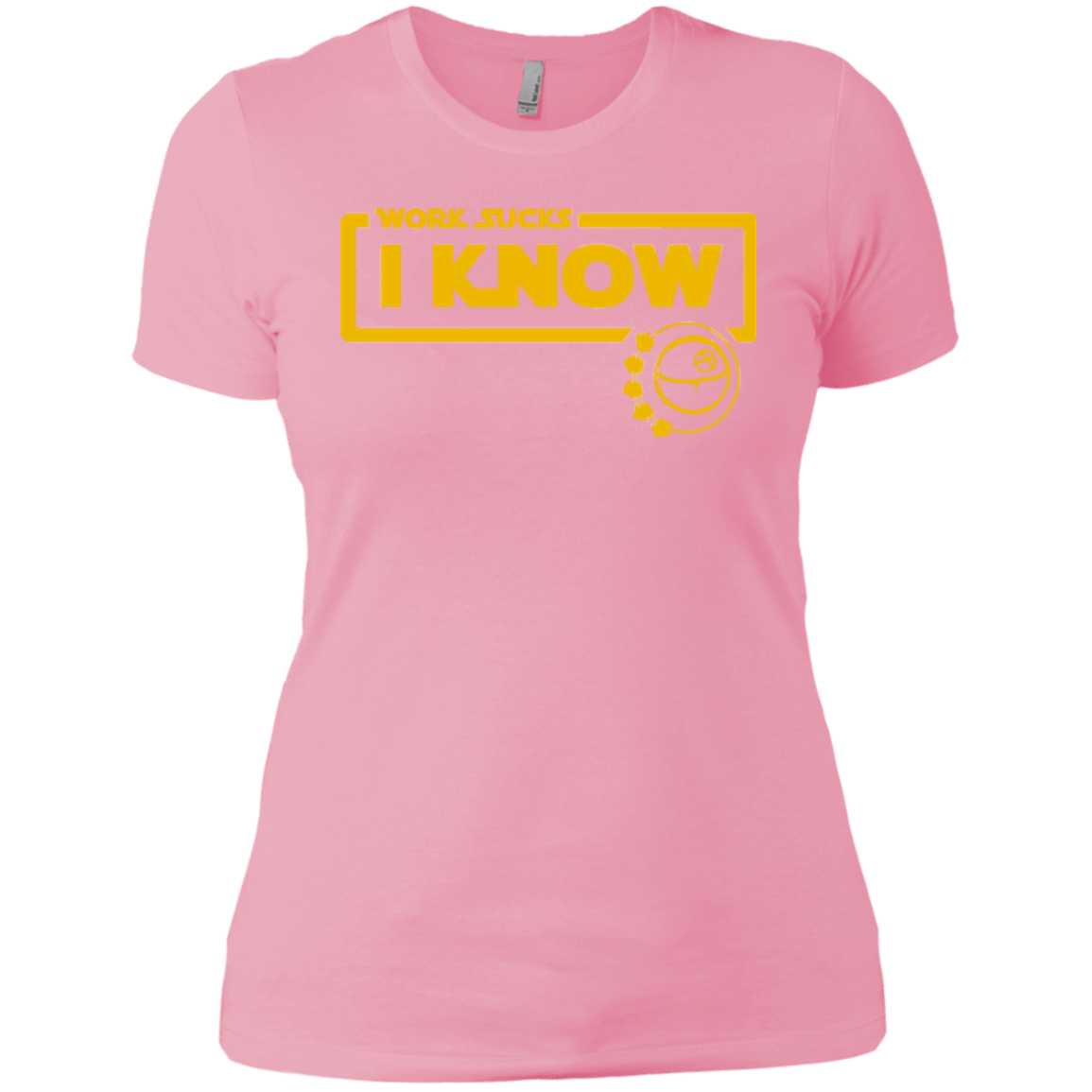 T-Shirts Light Pink / X-Small Work Sucks Women's Premium T-Shirt