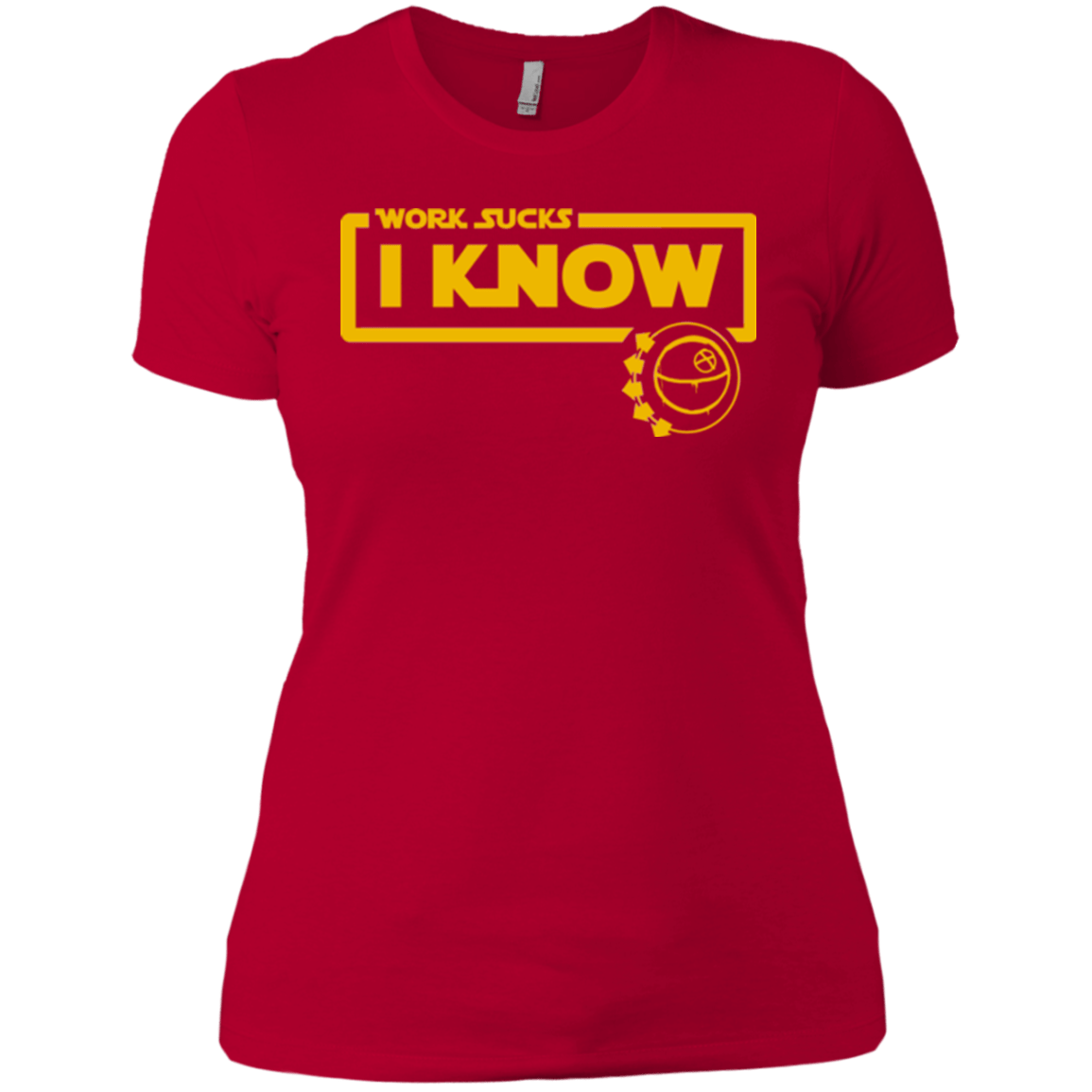 T-Shirts Red / X-Small Work Sucks Women's Premium T-Shirt