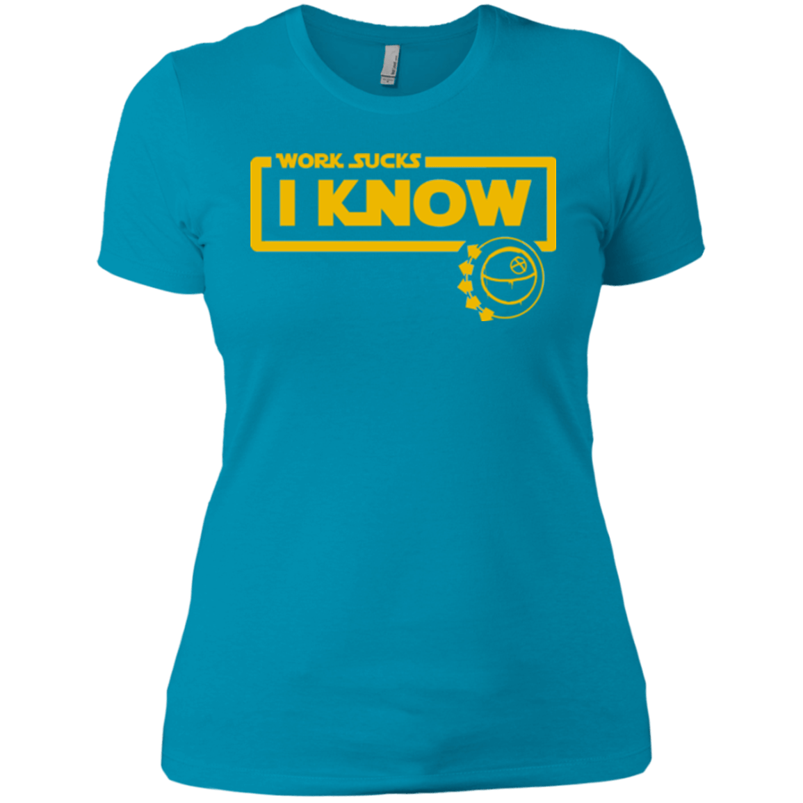 T-Shirts Turquoise / X-Small Work Sucks Women's Premium T-Shirt