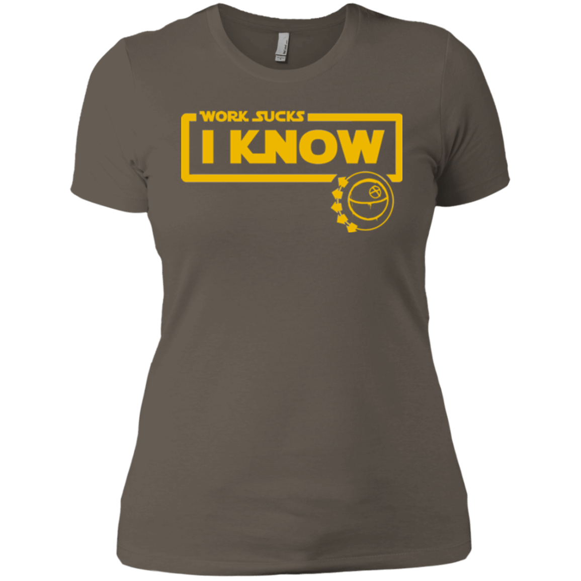 T-Shirts Warm Grey / X-Small Work Sucks Women's Premium T-Shirt