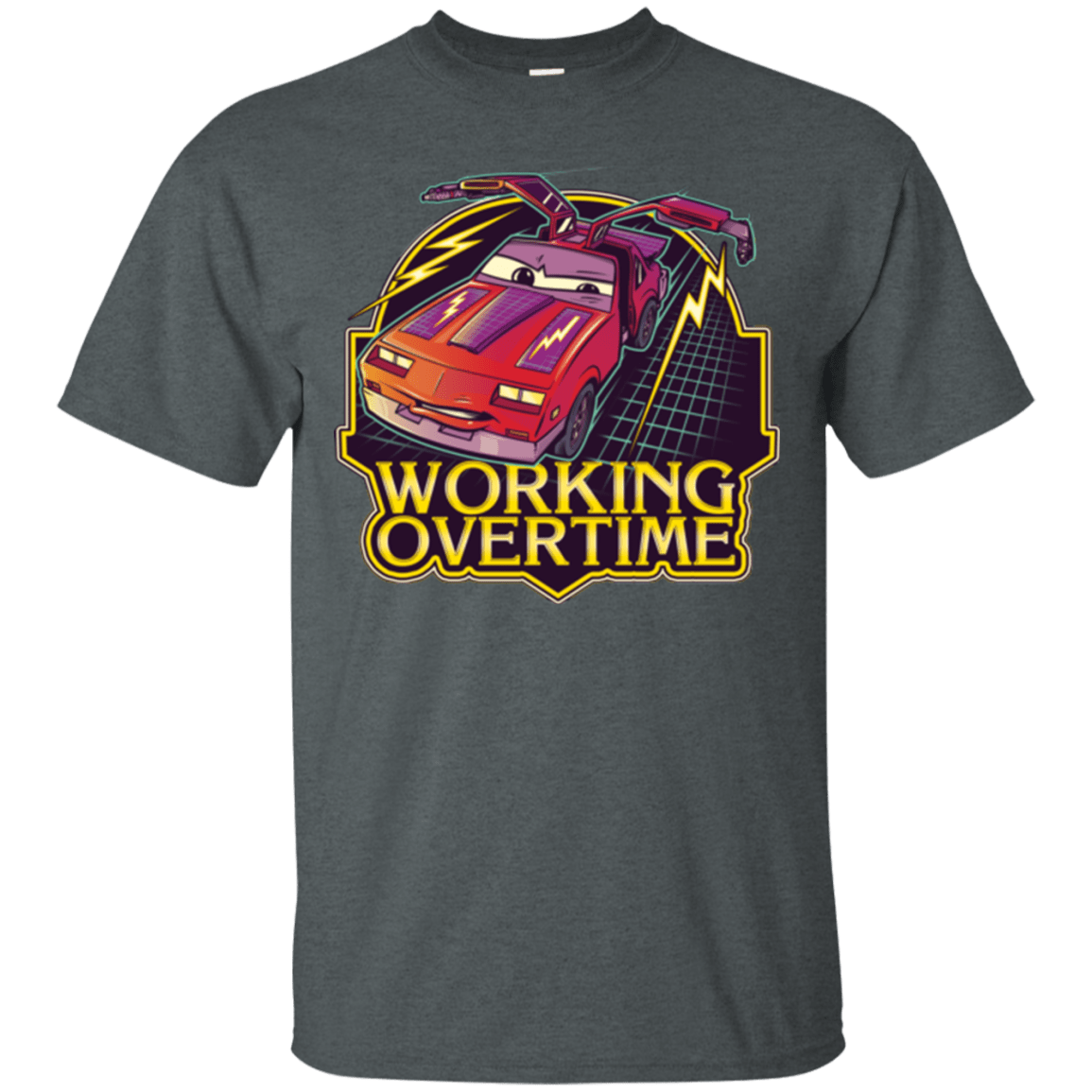 T-Shirts Dark Heather / Small Working Overtime T-Shirt