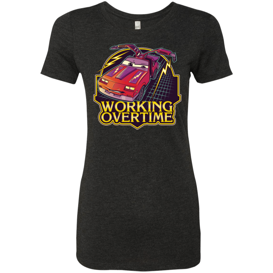 T-Shirts Vintage Black / Small Working Overtime Women's Triblend T-Shirt