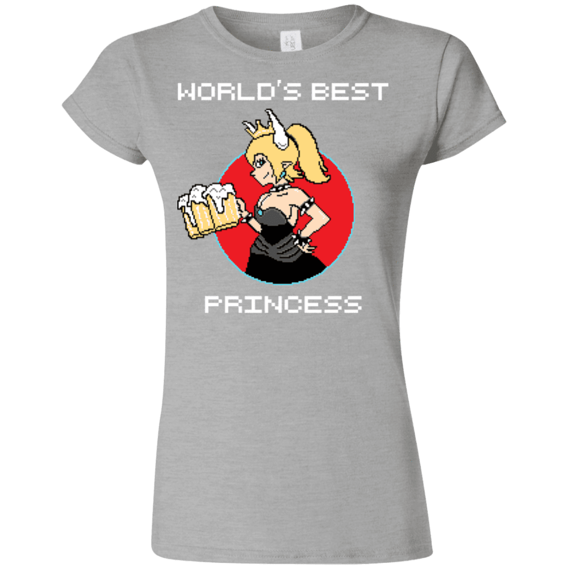T-Shirts Sport Grey / S World's Best Princess Junior Slimmer-Fit T-Shirt