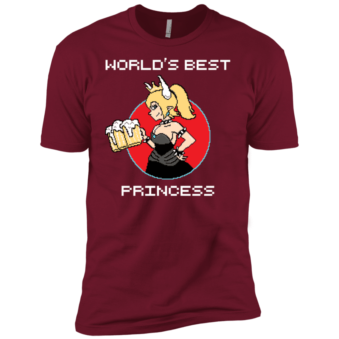 T-Shirts Cardinal / X-Small World's Best Princess Men's Premium T-Shirt