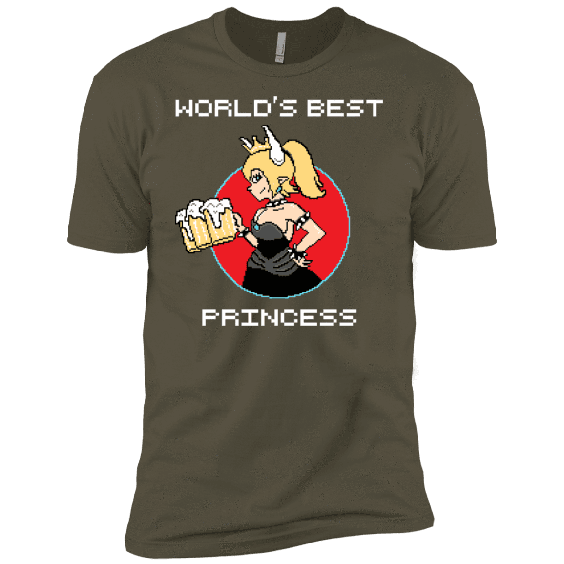 T-Shirts Military Green / X-Small World's Best Princess Men's Premium T-Shirt