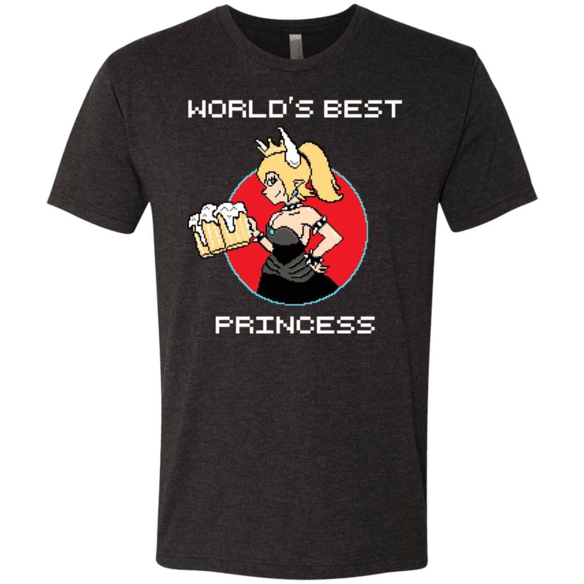 T-Shirts Vintage Black / S World's Best Princess Men's Triblend T-Shirt