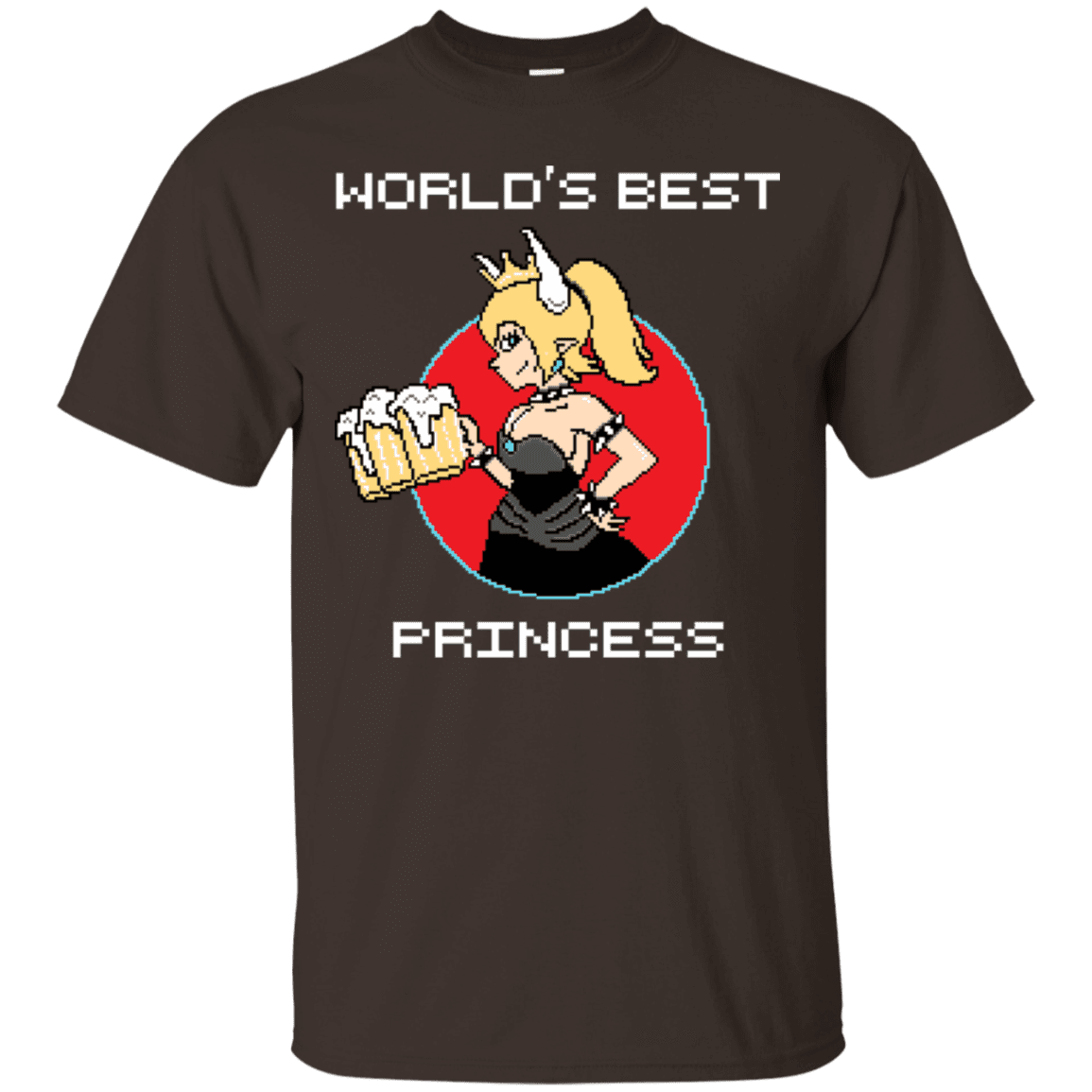 T-Shirts Dark Chocolate / S World's Best Princess T-Shirt