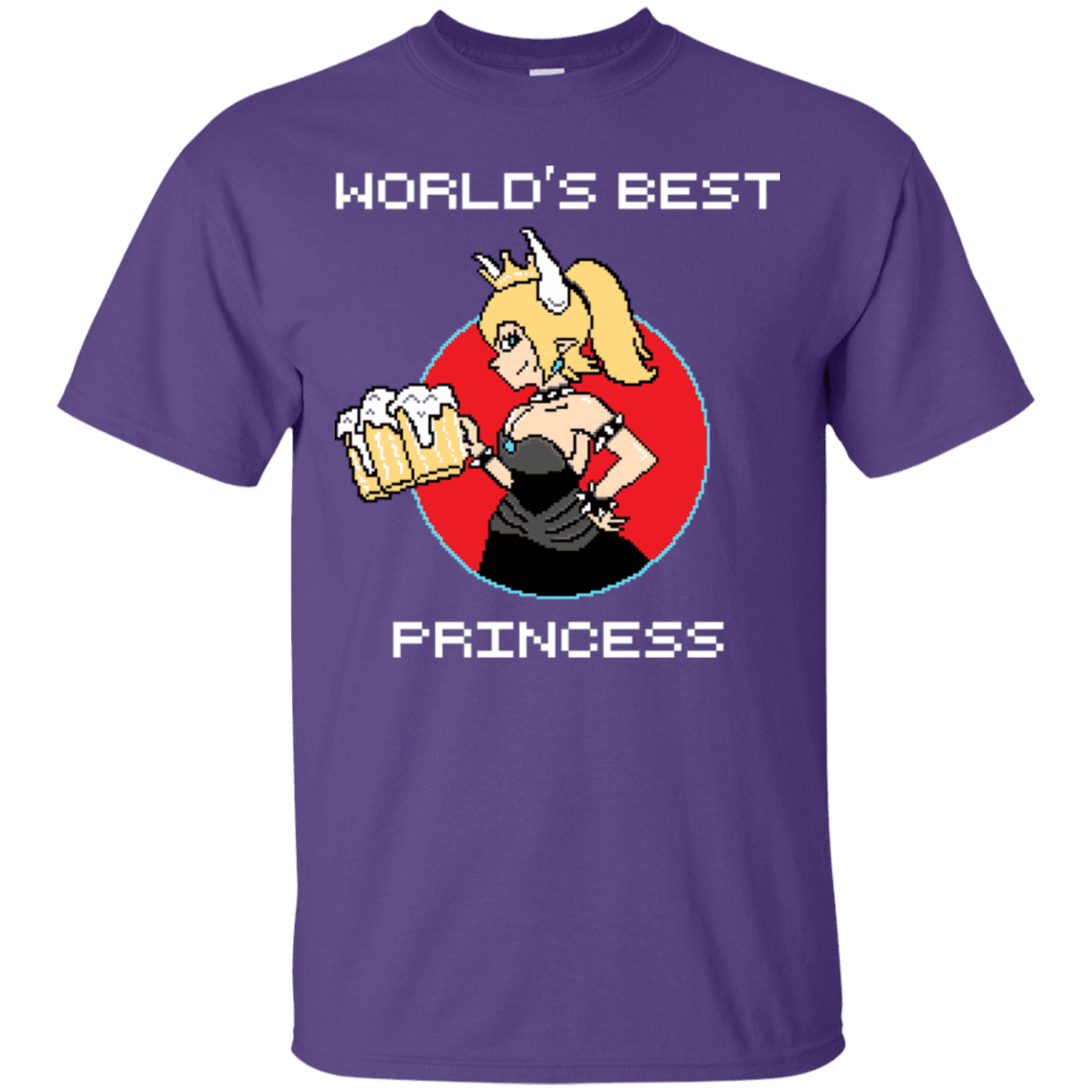 T-Shirts Purple / S World's Best Princess T-Shirt