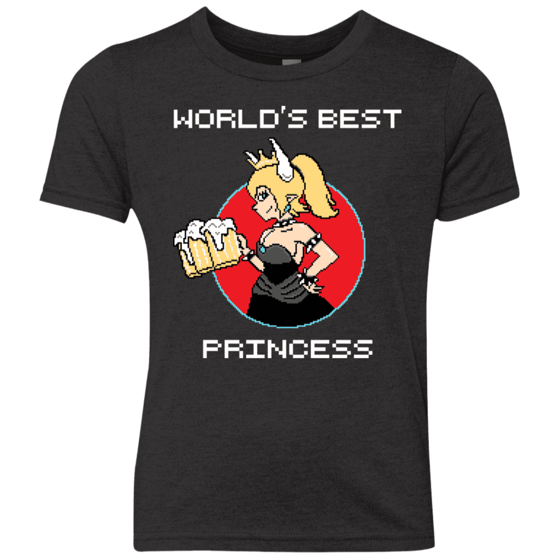 T-Shirts Vintage Black / YXS World's Best Princess Youth Triblend T-Shirt