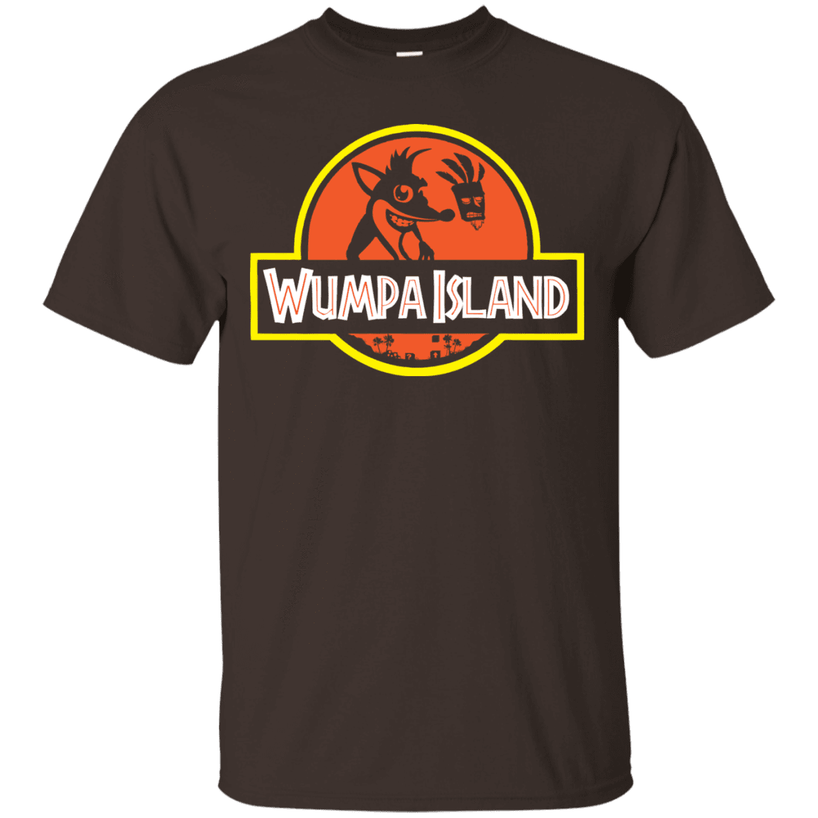 T-Shirts Dark Chocolate / S Wumpa Island T-Shirt