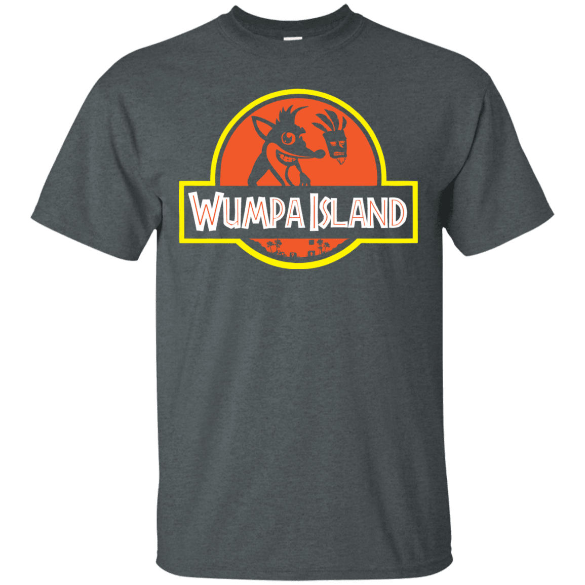 T-Shirts Dark Heather / S Wumpa Island T-Shirt