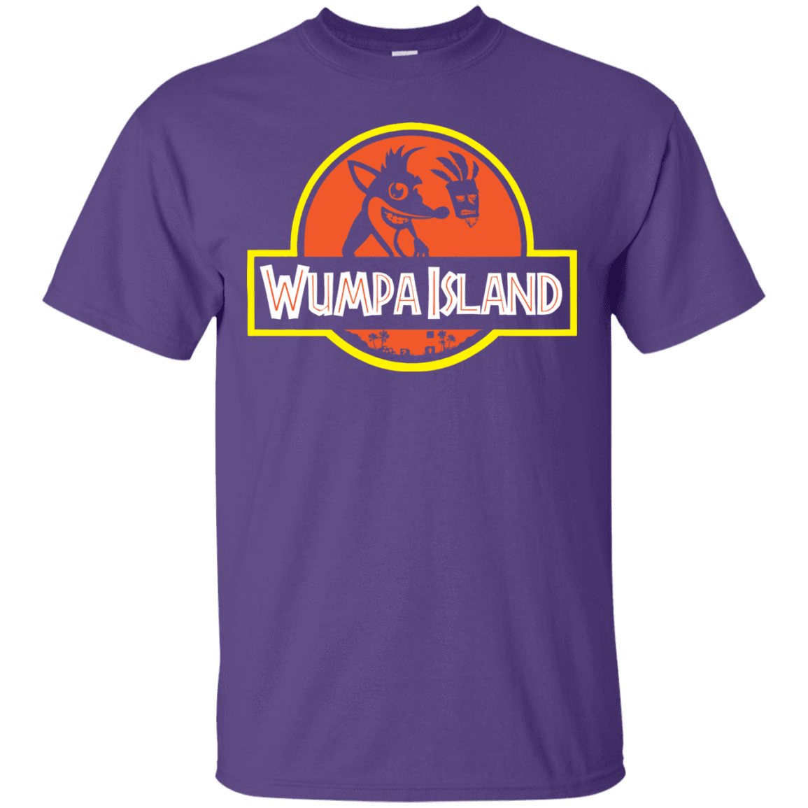 T-Shirts Purple / S Wumpa Island T-Shirt