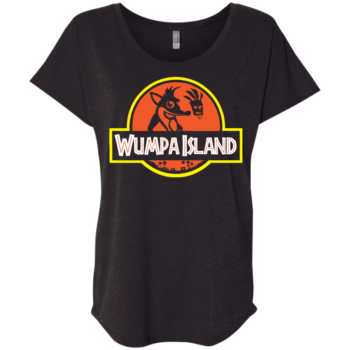 Wumpa Island Triblend Dolman Sleeve