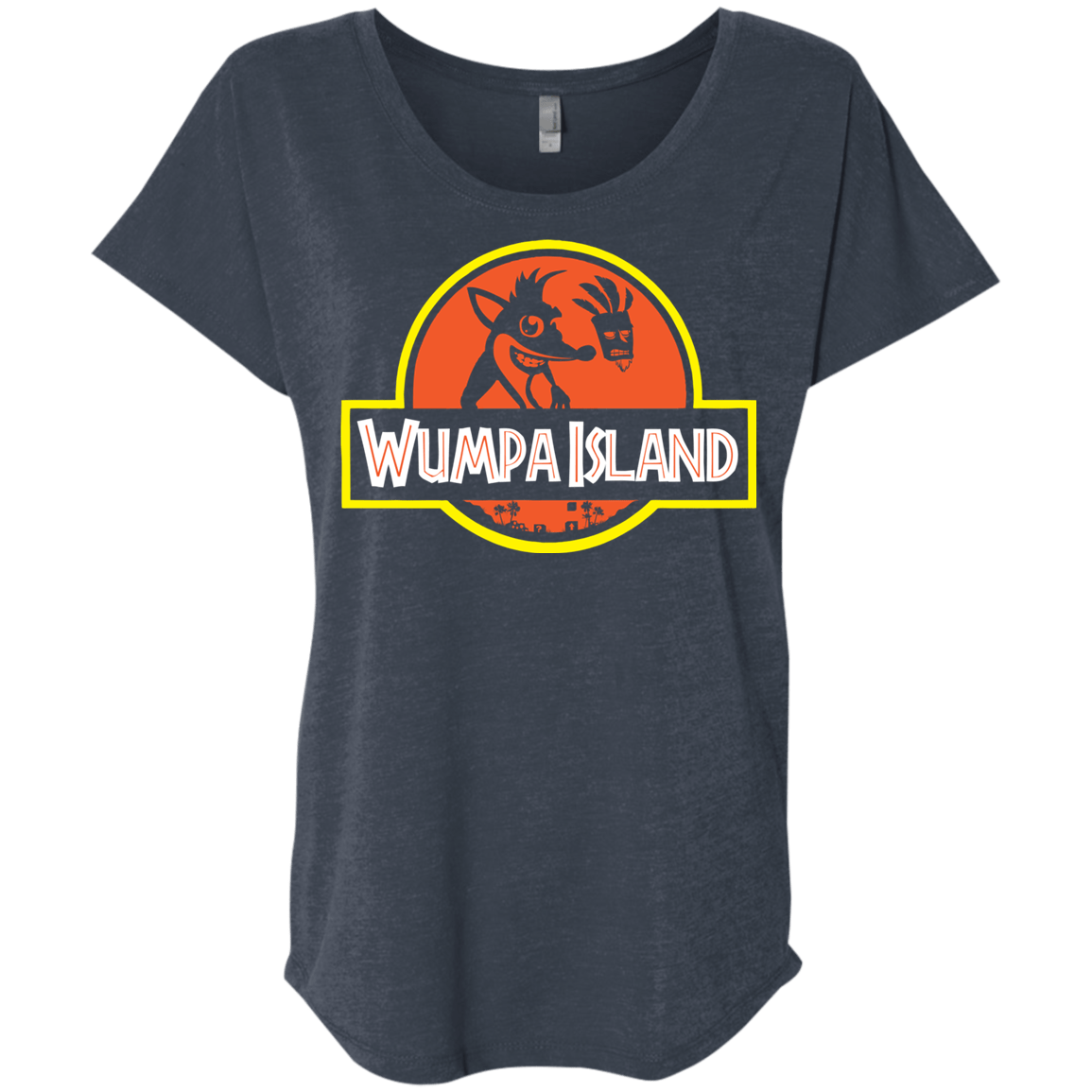 Wumpa Island Triblend Dolman Sleeve