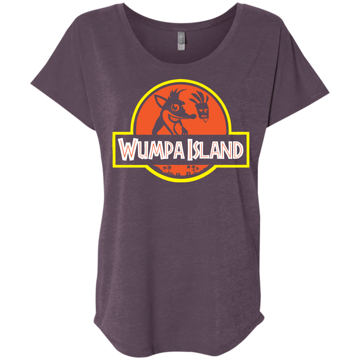 Wumpa Island Triblend Dolman Sleeve