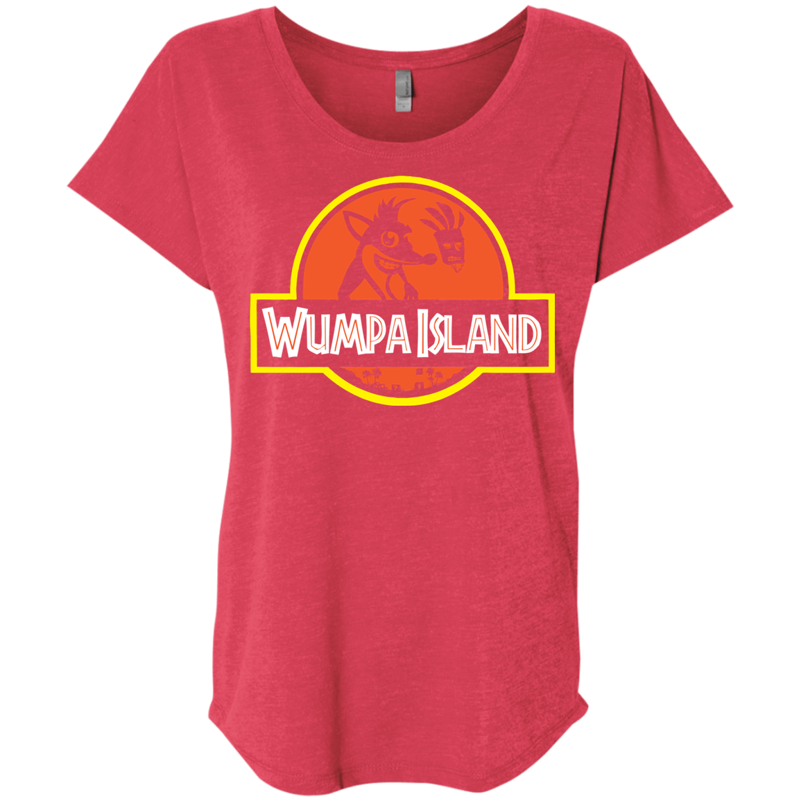 Wumpa Island Triblend Dolman Sleeve
