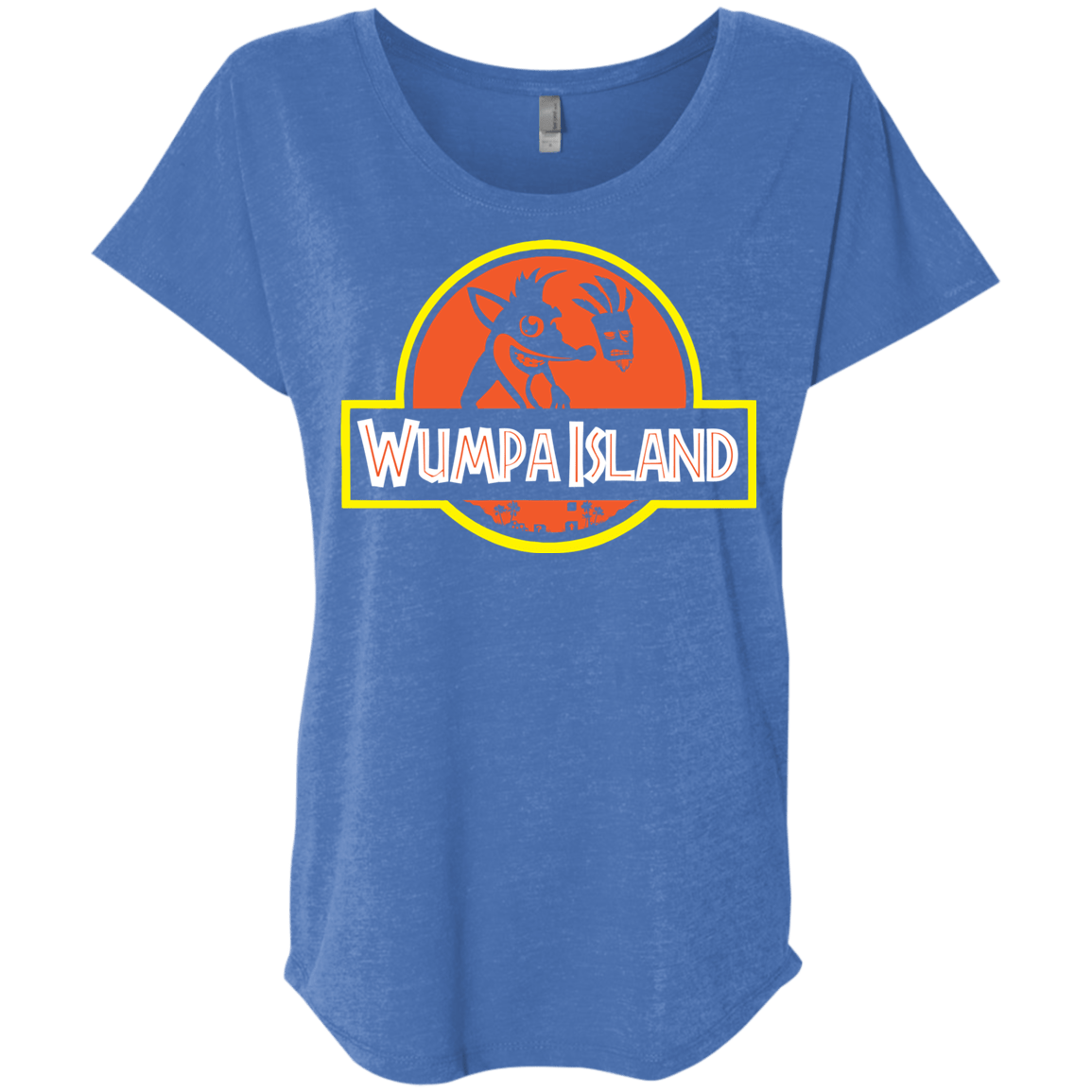Wumpa Island Triblend Dolman Sleeve