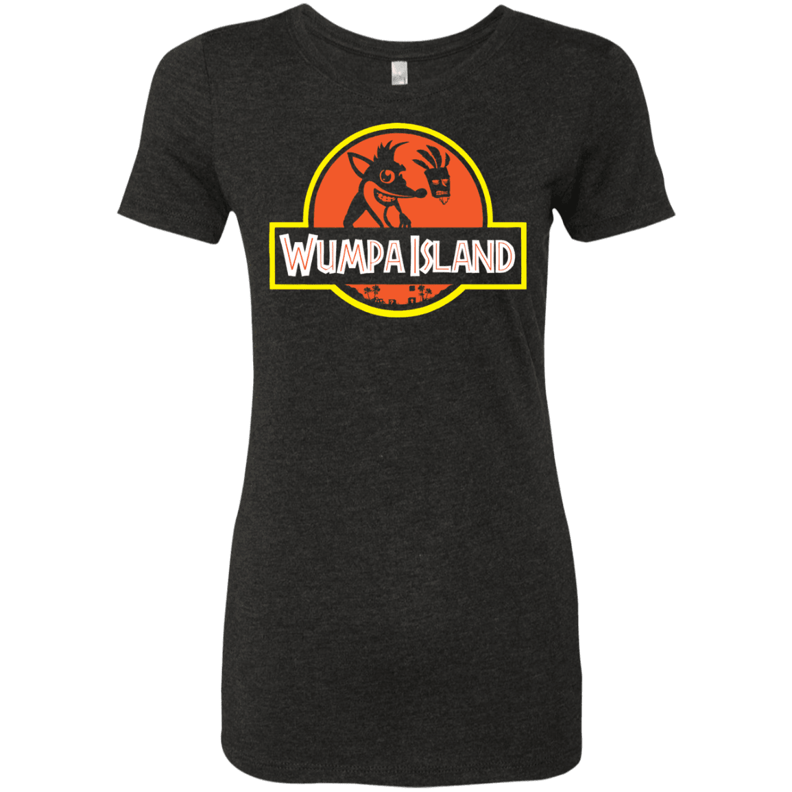 T-Shirts Vintage Black / S Wumpa Island Women's Triblend T-Shirt