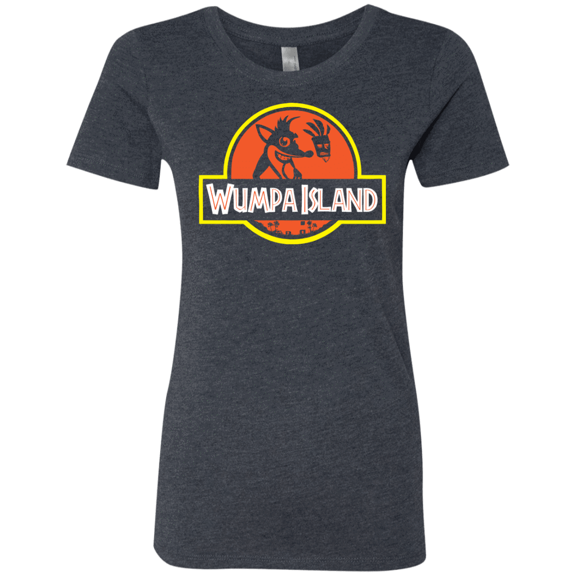 T-Shirts Vintage Navy / S Wumpa Island Women's Triblend T-Shirt