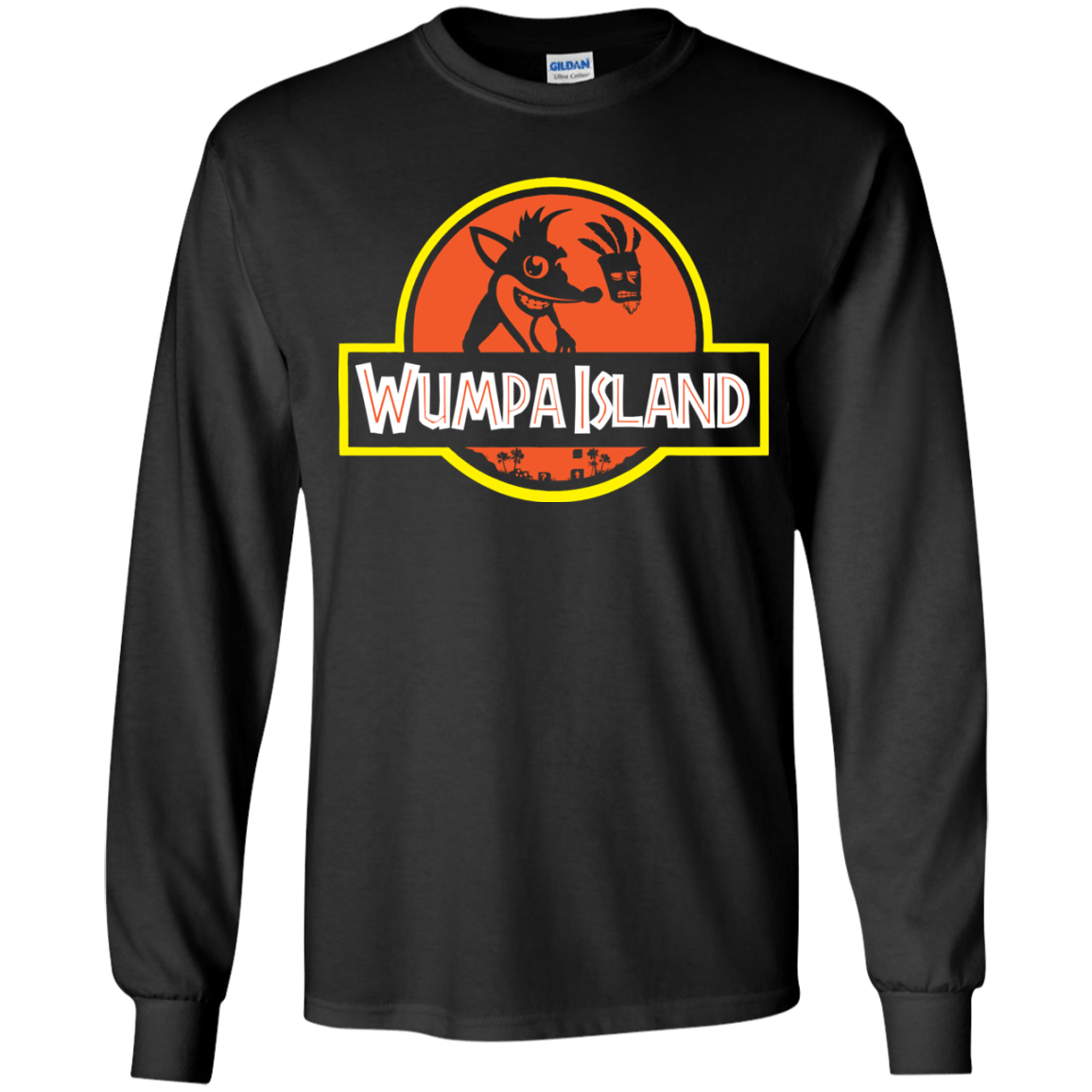 Wumpa Island Youth Long Sleeve T-Shirt