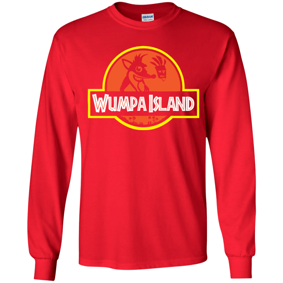 Wumpa Island Youth Long Sleeve T-Shirt