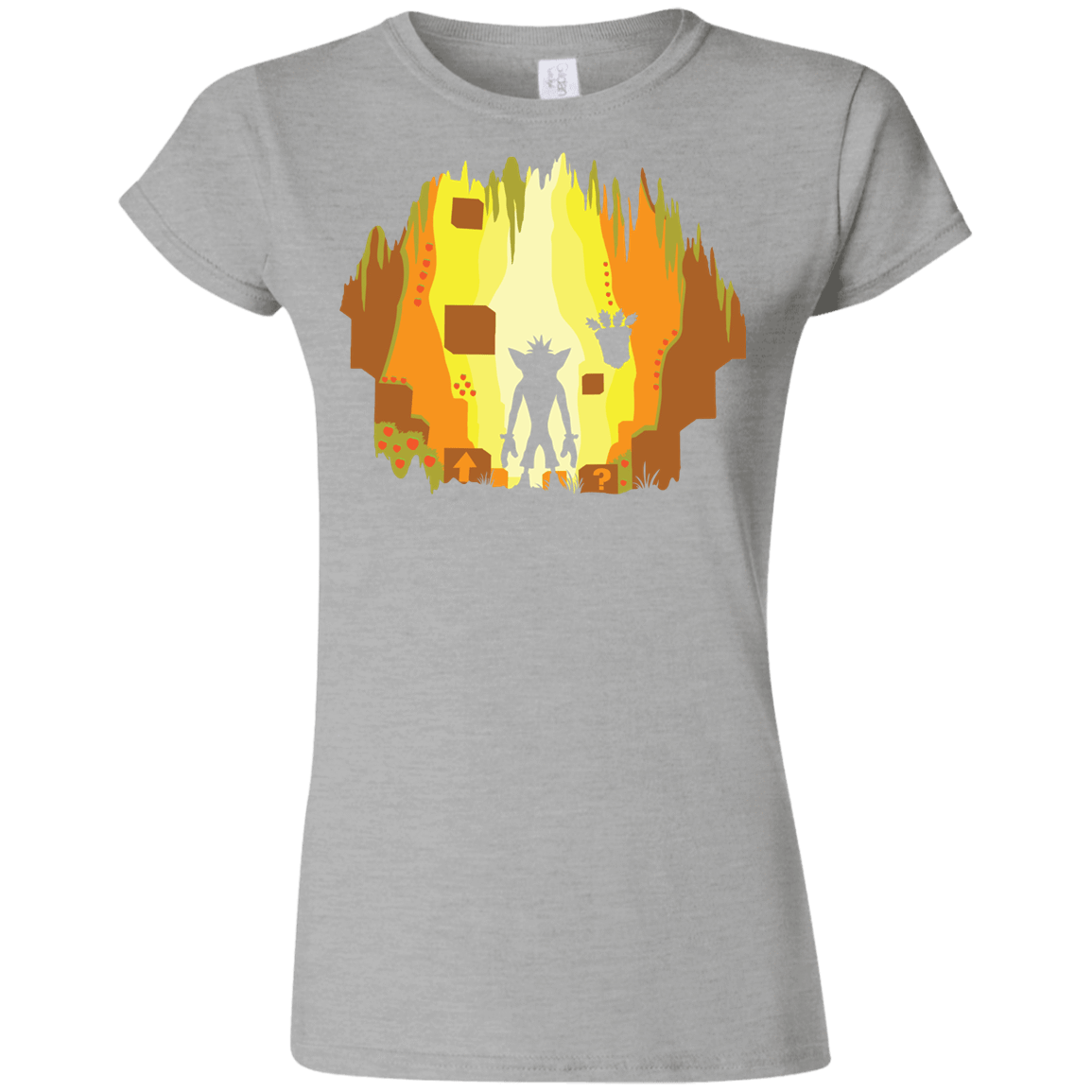 T-Shirts Sport Grey / S Wumpa World Junior Slimmer-Fit T-Shirt