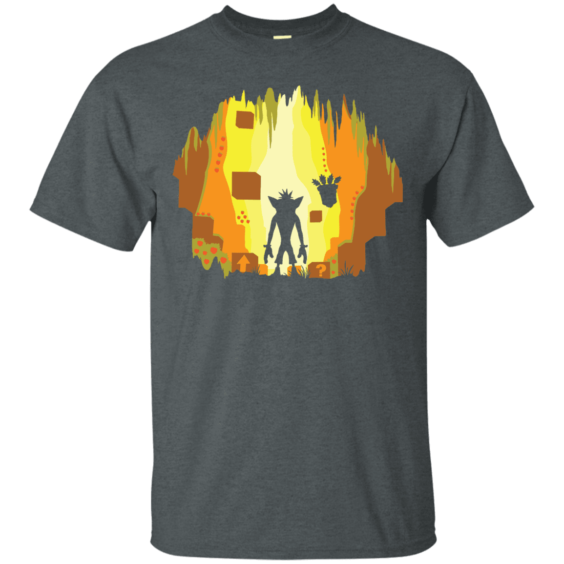 T-Shirts Dark Heather / S Wumpa World T-Shirt