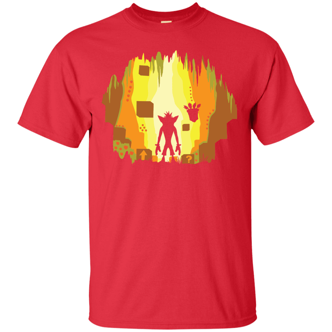 T-Shirts Red / S Wumpa World T-Shirt