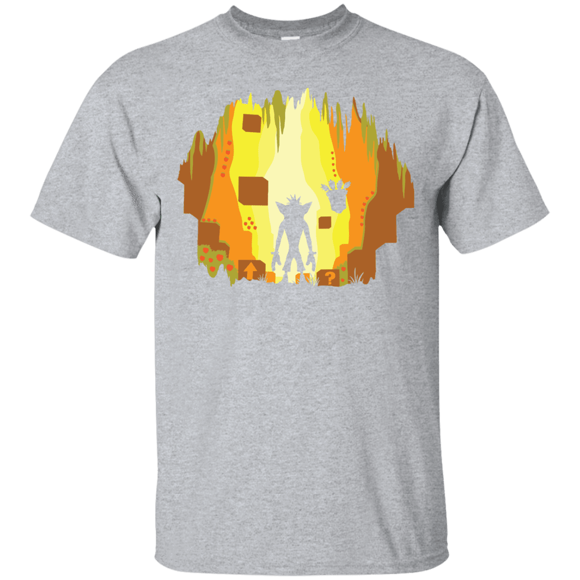 T-Shirts Sport Grey / S Wumpa World T-Shirt