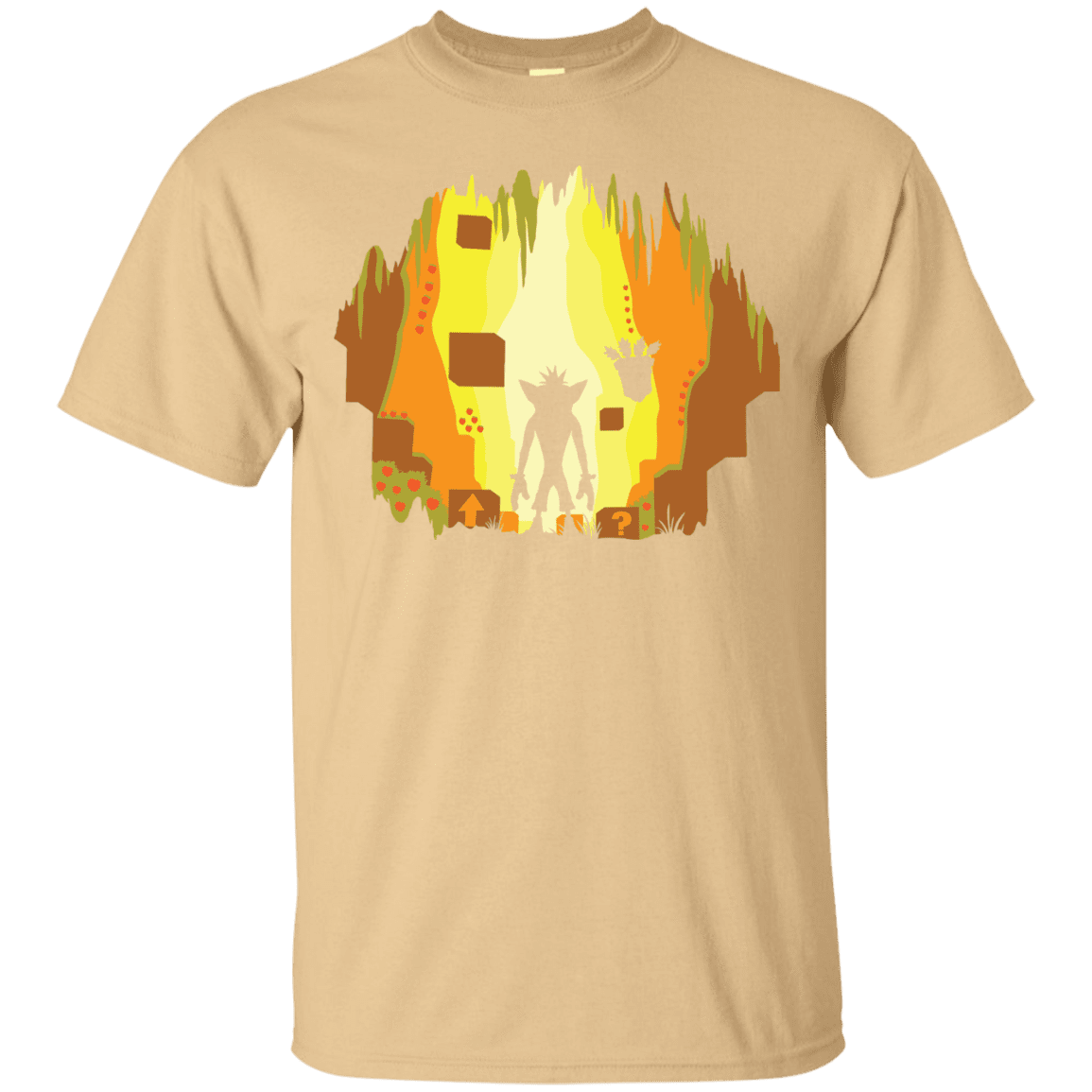 T-Shirts Vegas Gold / S Wumpa World T-Shirt
