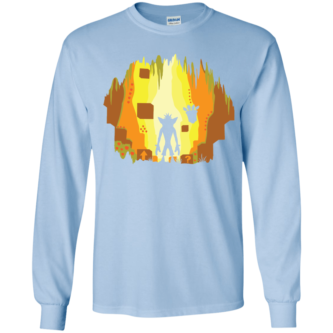 Wumpa World Youth Long Sleeve T-Shirt