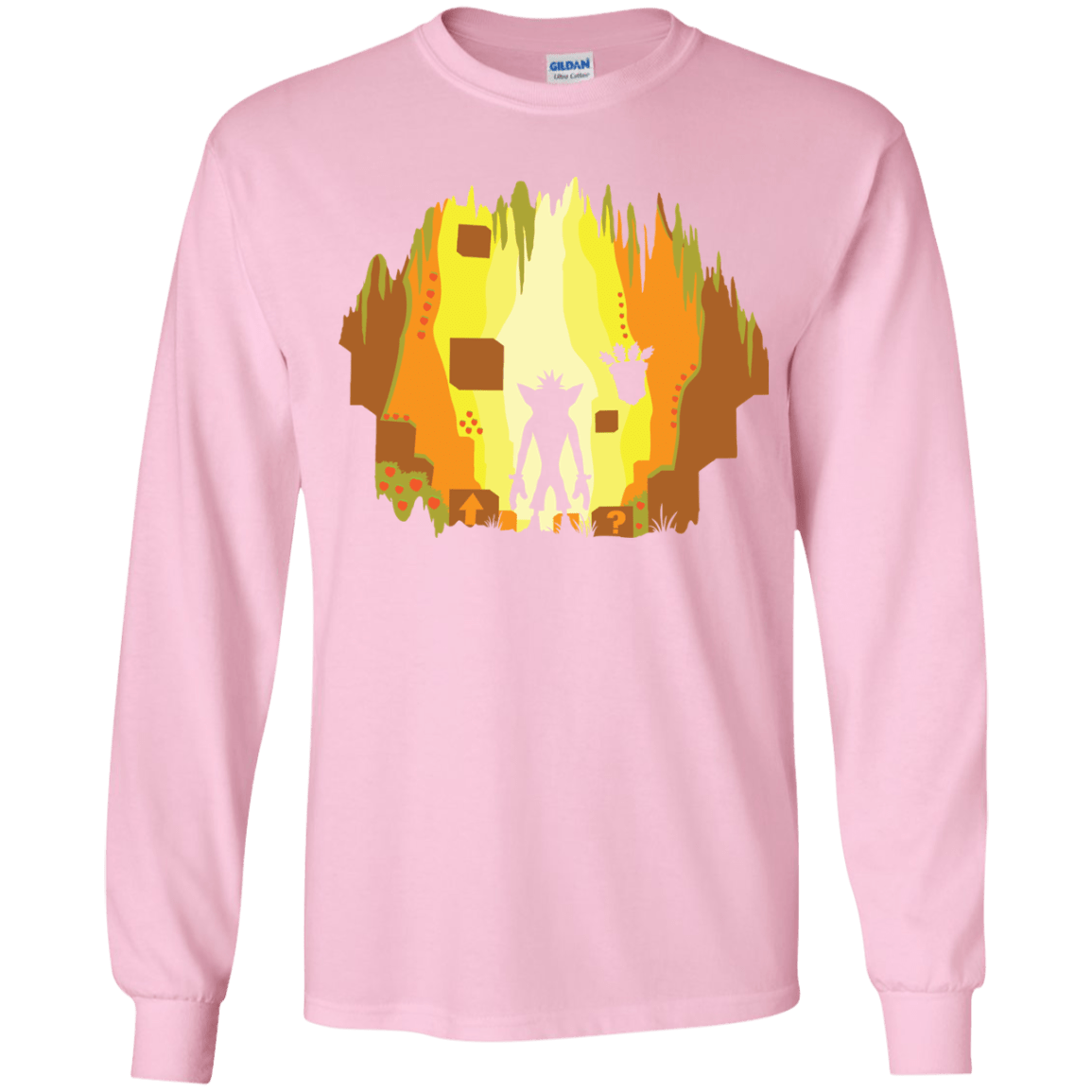 Wumpa World Youth Long Sleeve T-Shirt