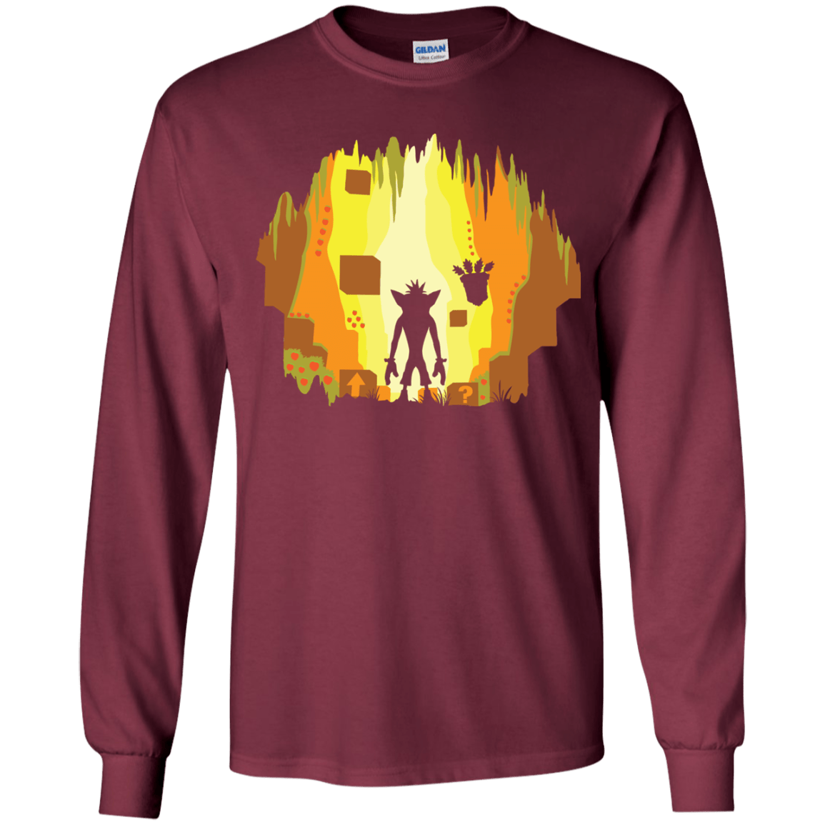 Wumpa World Youth Long Sleeve T-Shirt