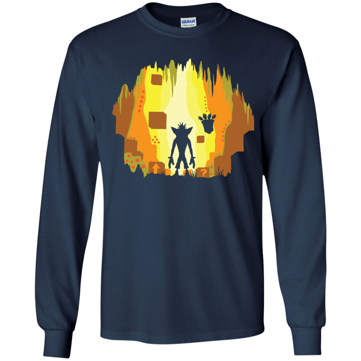 Wumpa World Youth Long Sleeve T-Shirt