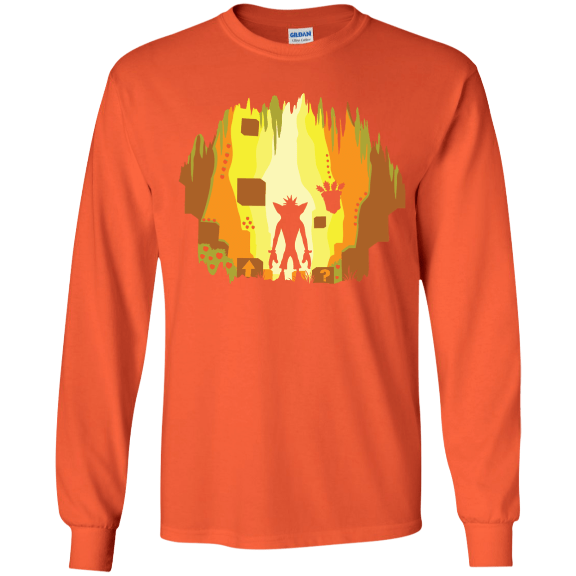 Wumpa World Youth Long Sleeve T-Shirt