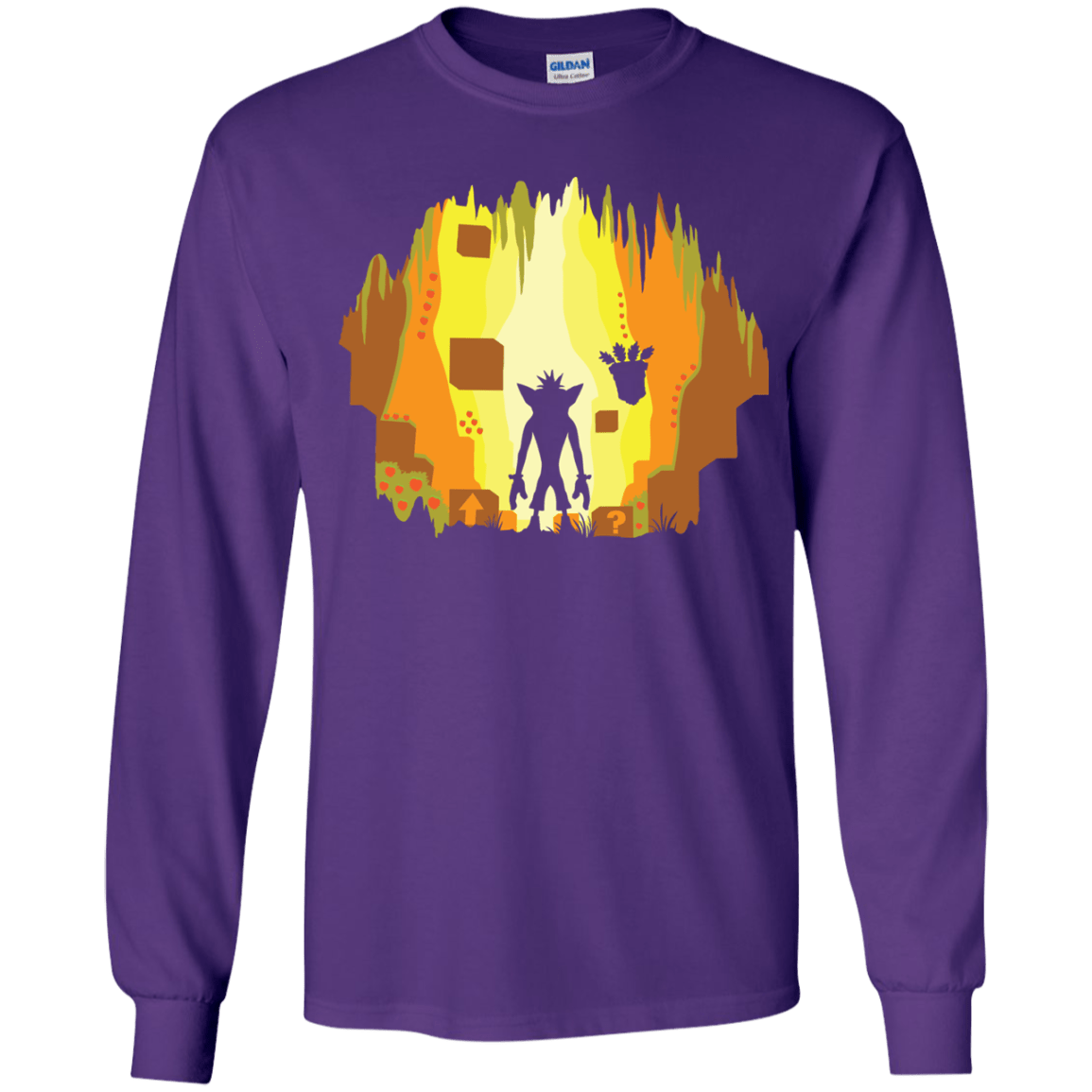 Wumpa World Youth Long Sleeve T-Shirt