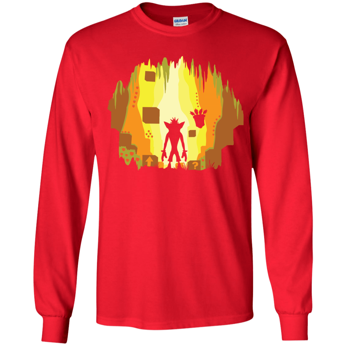 Wumpa World Youth Long Sleeve T-Shirt