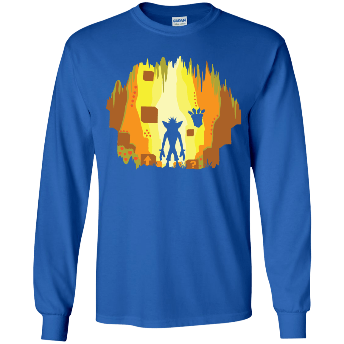 Wumpa World Youth Long Sleeve T-Shirt