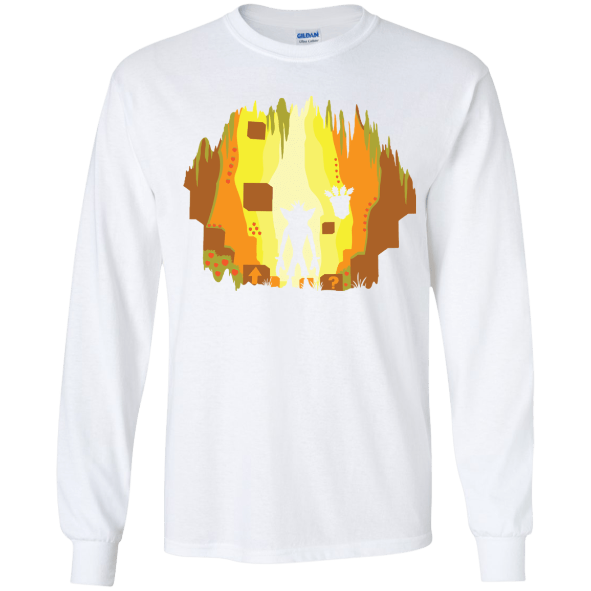 Wumpa World Youth Long Sleeve T-Shirt