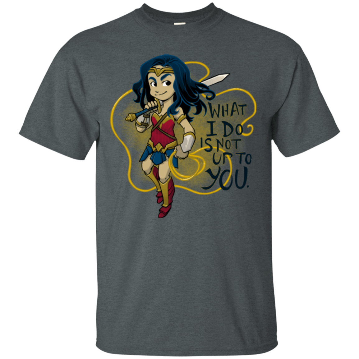 T-Shirts Dark Heather / Small WW Text T-Shirt