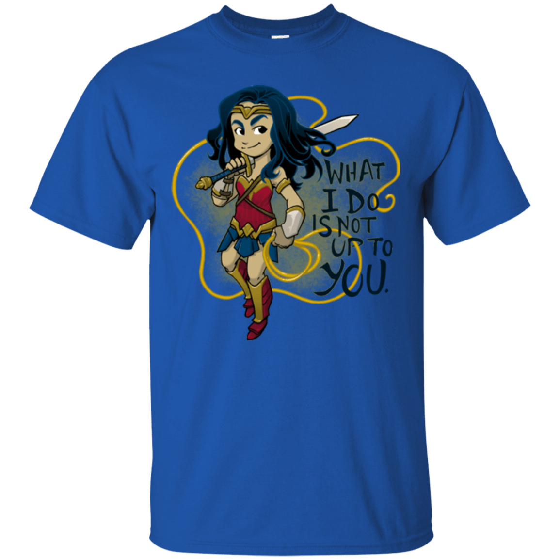 T-Shirts Royal / Small WW Text T-Shirt