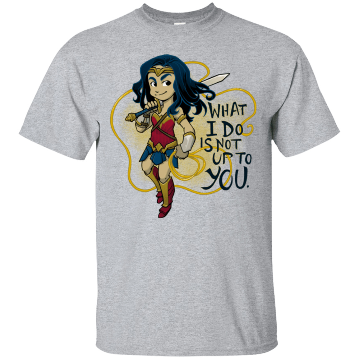 T-Shirts Sport Grey / Small WW Text T-Shirt