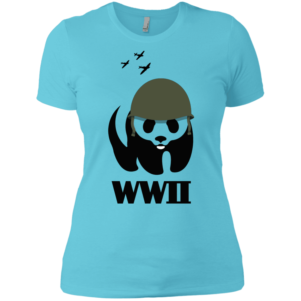 T-Shirts Cancun / X-Small WWII Panda Women's Premium T-Shirt