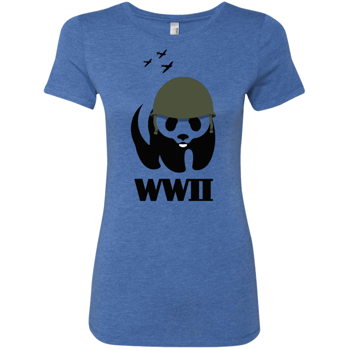 T-Shirts Vintage Royal / S WWII Panda Women's Triblend T-Shirt
