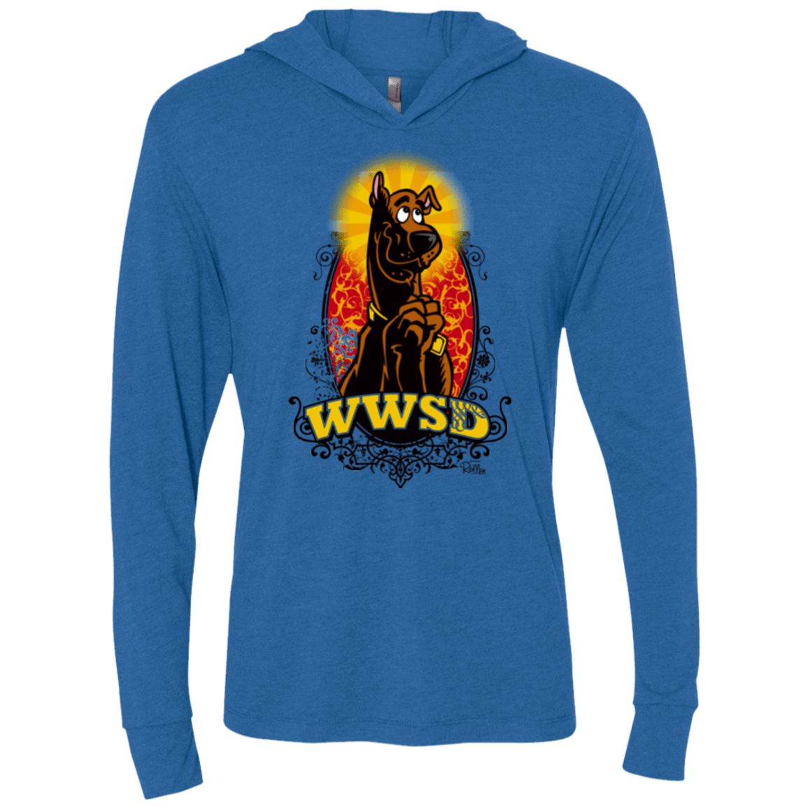 T-Shirts Vintage Royal / X-Small WWSD Triblend Long Sleeve Hoodie Tee