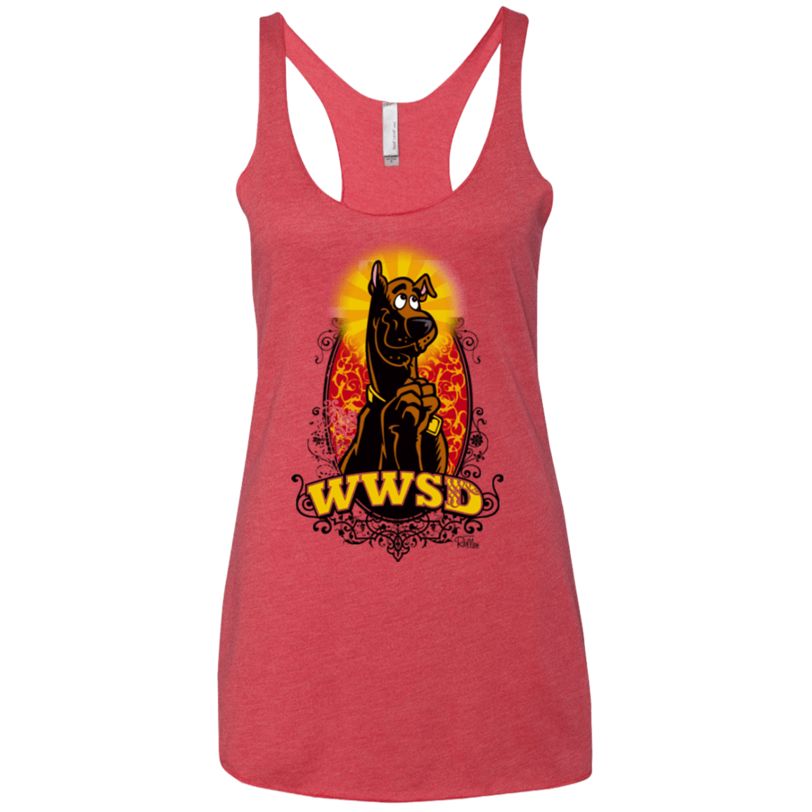 T-Shirts Vintage Red / X-Small WWSD Women's Triblend Racerback Tank