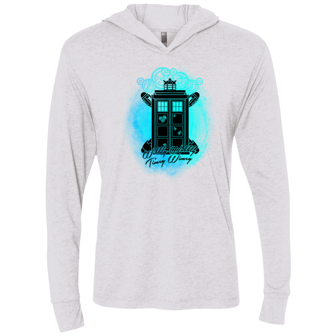 T-Shirts Heather White / X-Small WWTW Triblend Long Sleeve Hoodie Tee